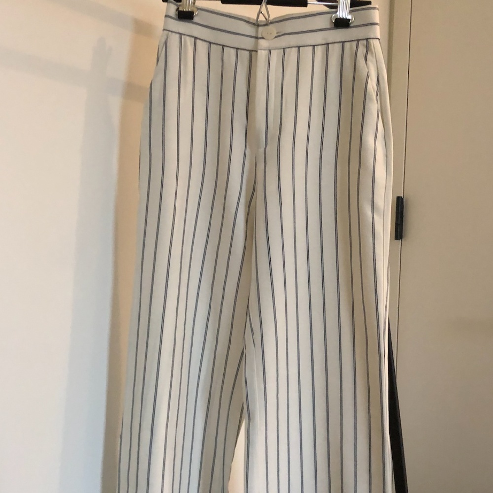 Zara Wide Leg Striped Pants